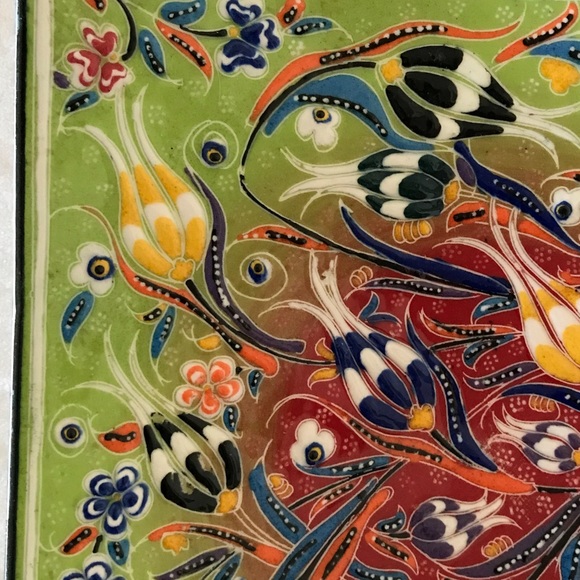 Turkish Hand Made Decorative Plate - Picture 5 of 8